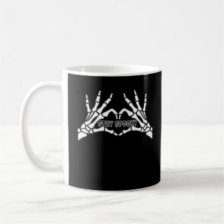 Skelettherz und Handschuhe Klassisches Design Kaffeetasse