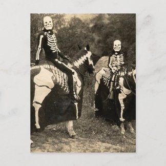 Skeletthufeisen aus dem Jahr 1900 Postkarte