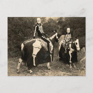 Skeletthufeisen aus dem Jahr 1900 Postkarte