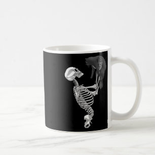 Skelettin Kunst für Männer Frauen Kostümhalle Kaffeetasse