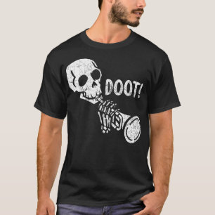 Skelettin Trompet Player Music Funny Musici T-Shirt