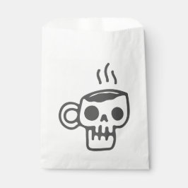Skelettkaffee halloween Tasse Geschenktütchen