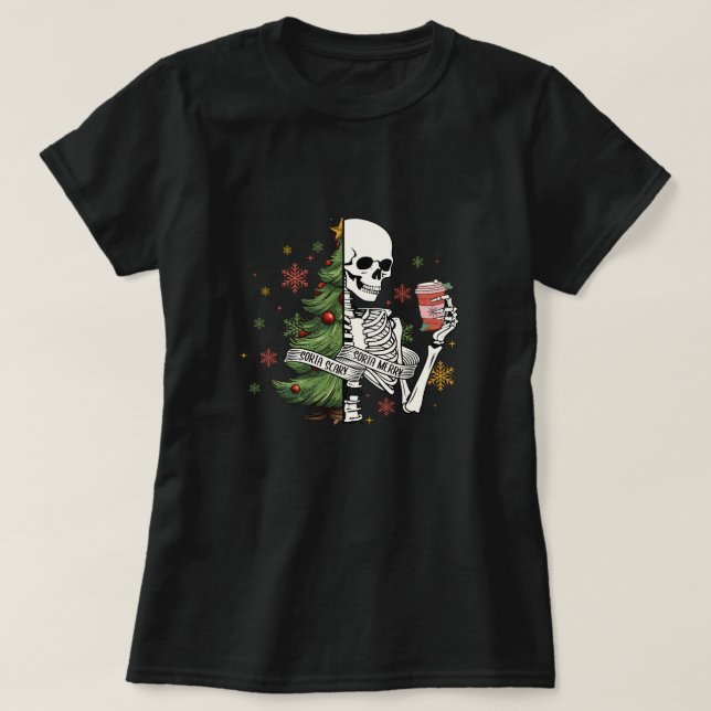 Skelettkaffee T-Shirt (Design vorne)
