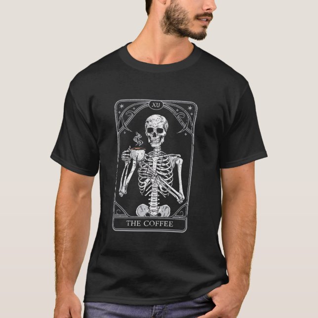 Skelettkaffee T-Shirt (Vorderseite)