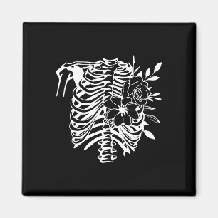 Skelettkäfig Blume Leicht Halloween Kostüm 1 Magnet