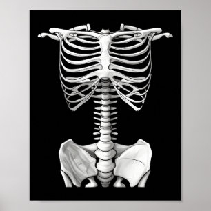 Skelettkäfig Halloween Kostümgeschenke für Männer Poster
