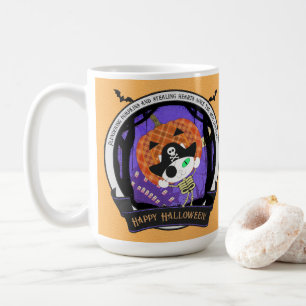 Skelettkatze Kaffeetasse