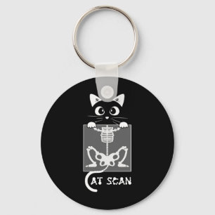 Skelettkatzenscans Ct Scaning Funny X Ray Pub Meme Schlüsselanhänger