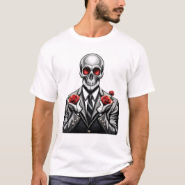 Skelettkeimen von Blume T-Shirt
