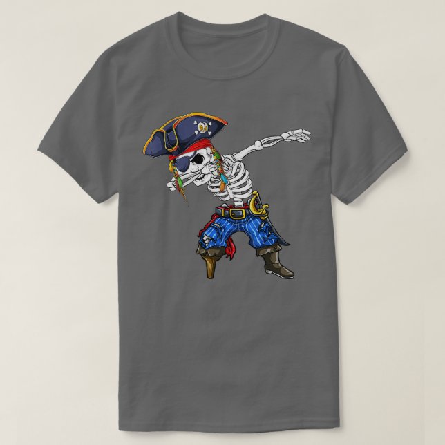 Skelettknecht Halloween-Kostüm für Kinder T-Shirt (Design vorne)