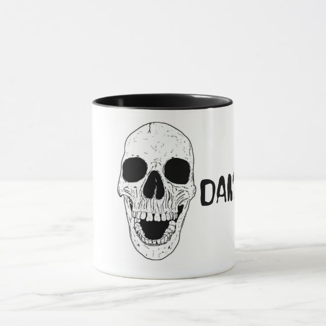 Skelettkopf Tasse (Zentrum)