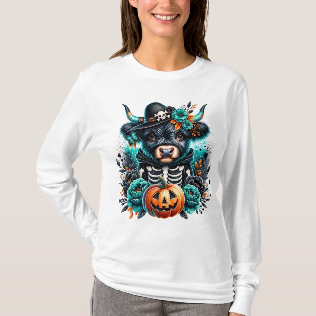 Skelettkuh T-Shirt (Vorderseite)
