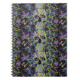 Skelettkunst Design Notizblock