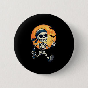 Skelettlauf Funny Halloween Kostüme Männer Frauen Button