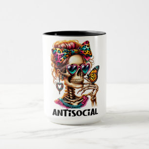 Skelettmaus Tasse
