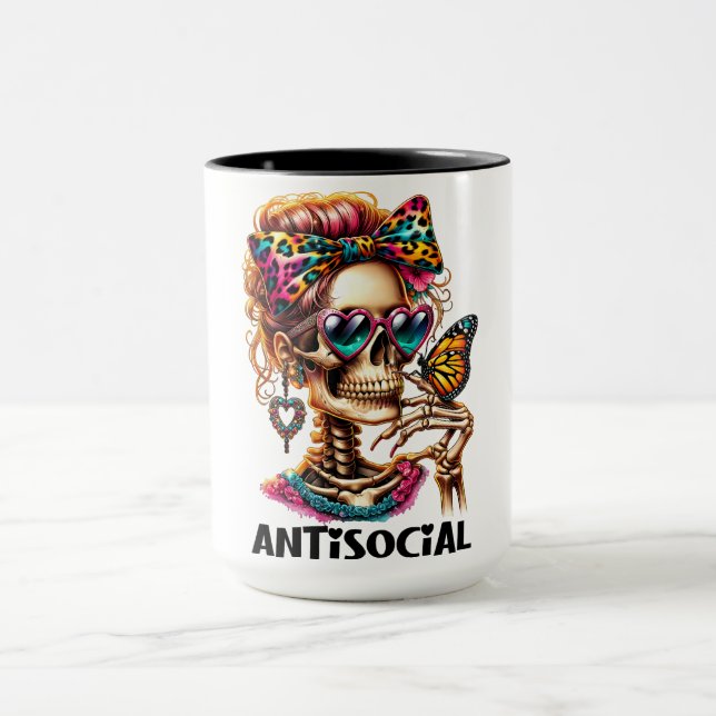 Skelettmaus Tasse (Zentrum)