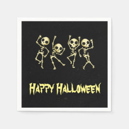 Skeletton-Halloween-Party Serviette