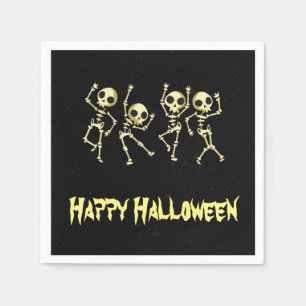 Skeletton-Halloween-Party Serviette