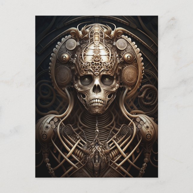 Skeletton-Horror Postkarte (Vorderseite)