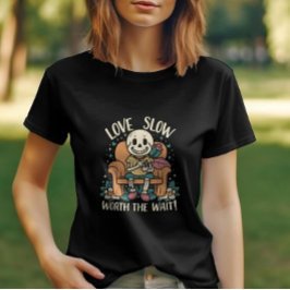 Skeletton-Liebe, die den Wait-Valentinstag wert is T-Shirt