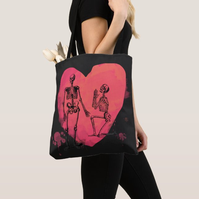 Skeletton-Liebe Tasche (Von Nahem)