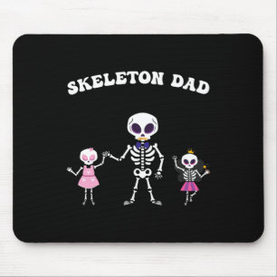 Skeletton Vater Halloween Kostüm Sonnenschädel Mousepad