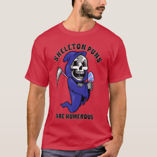 Skelettpistolen sind humerisches Halloween T-Shirt