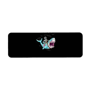 Skelettreise Zombie Shark Funny Halloween Geschenk