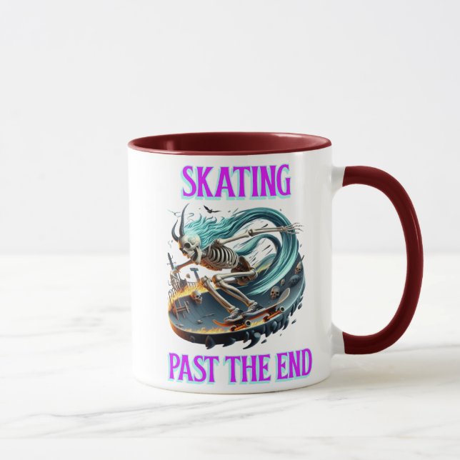 Skelettreiten in der Hölle Tasse (Rechts)