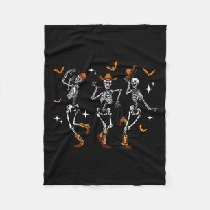 Skeletts Dance Cowboy Western Halloween Kostüm M Fleecedecke