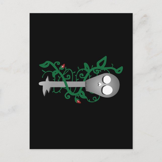 Skelettschlüssel Postkarte (Vorderseite)