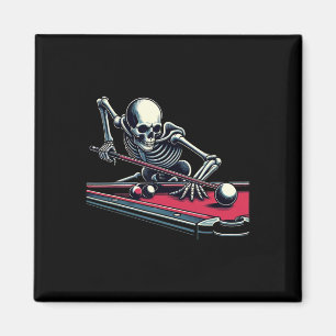 Skelettspiele Billard Halloween Billiard Pool Magnet