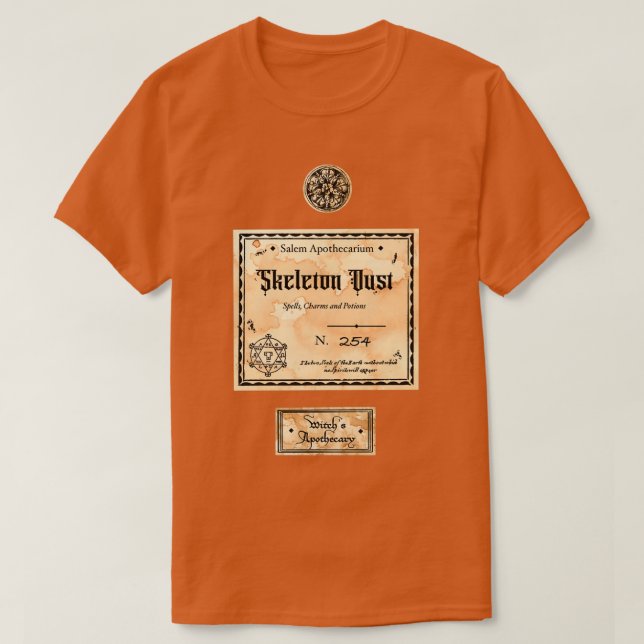 Skelettstaub T-Shirt (Design vorne)