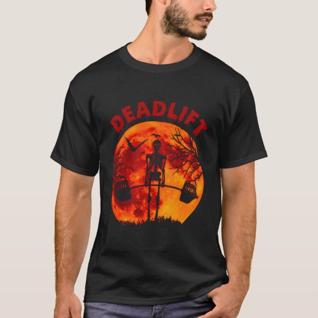 Skelettstollengestänge Halloween Weichtrafting T-Shirt (Vorderseite)