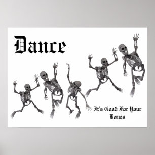 Skeletttanz Poster
