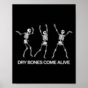 Skeletttanzen Bibel Verse Duftende Knochen Poster