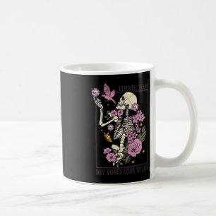 Skeletttrockene Knochen kommen Christliches Hallow Kaffeetasse