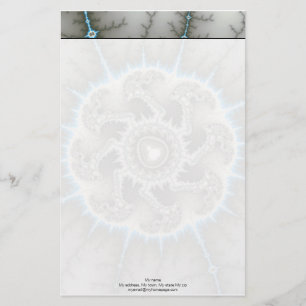 Skelewheel - Fraktal Art Briefpapier