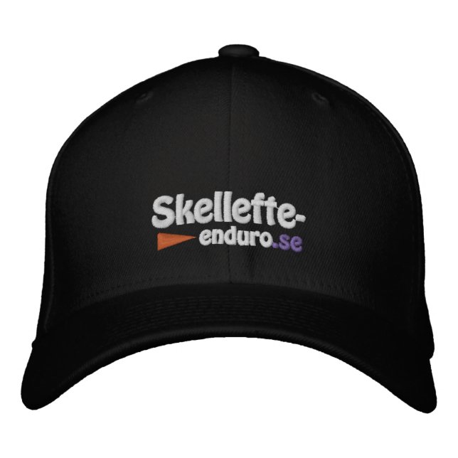 Skellefte-enduro supportkeps bestickte baseballkappe (Vorderseite)