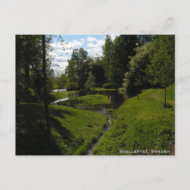 Skelleftea, Schweden Postkarte (Vorderseite)