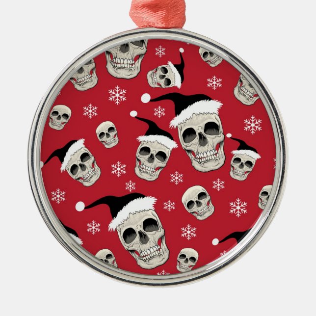 Skelly Sankt Verzierung Ornament Aus Metall (Vorne)