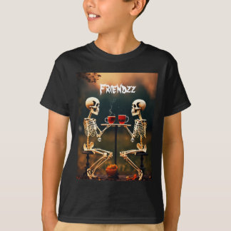 Skelton Friends Illustration T Shirt