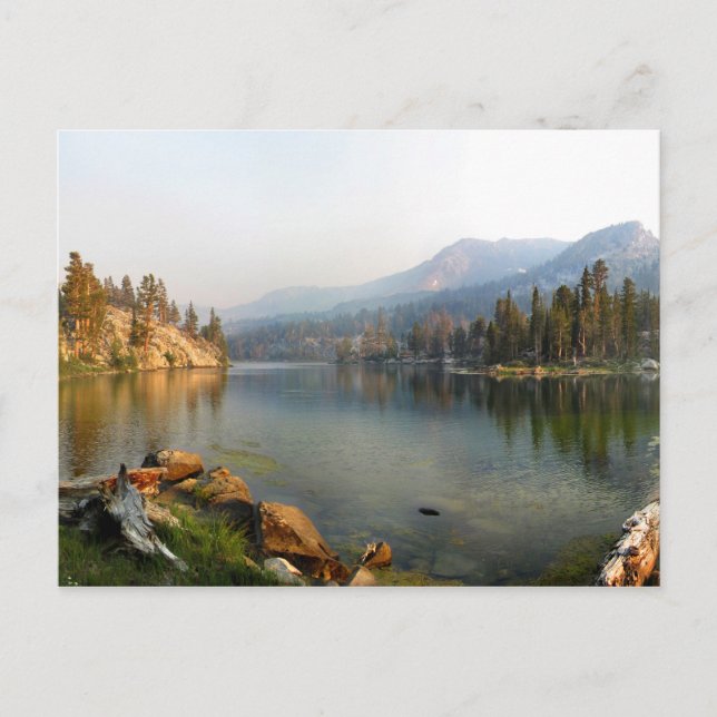 Skelton Lake at Golden Dusk - Mammotesee Postkarte (Vorderseite)