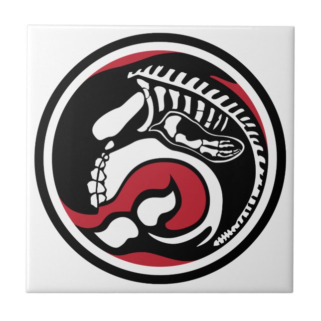 Skelwal Fliese (Vorderseite)