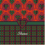 Skene Clan karierter schottischer Tartan Fotoskulptur Schlüsselanhänger<br><div class="desc">Ein reizender Entwurf basiert auf dem wirklichen schottischen Tartan</div>