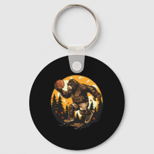 Sketch Bigfoot Gorilla Zeichnend Museo Cantonale d Schlüsselanhänger