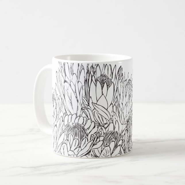 Sketch Bouquet Kaffeetasse (Vorderseite Links)