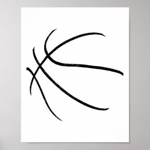 Sketch Costume Bll Player Coach Sports Ller Gesche Poster