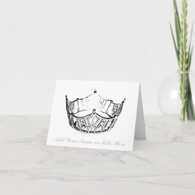 Sketch Crown-Mitteilungskarten (Vorderseite)