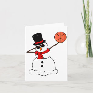 Sketch Dabbing Snowman Frische Pasta machen Karte